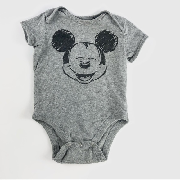 Grey “Mickey mouse” onesie - Picture 1 of 4